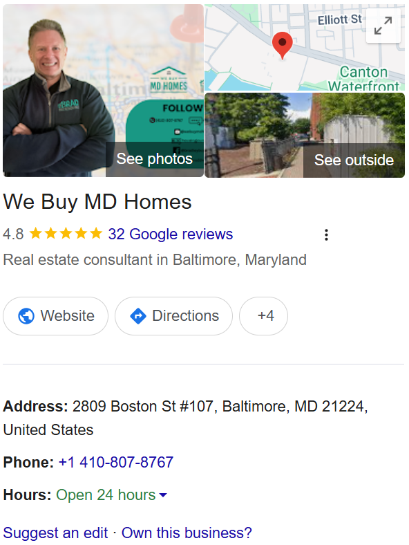 Sell House For Cash Benefits Maryland